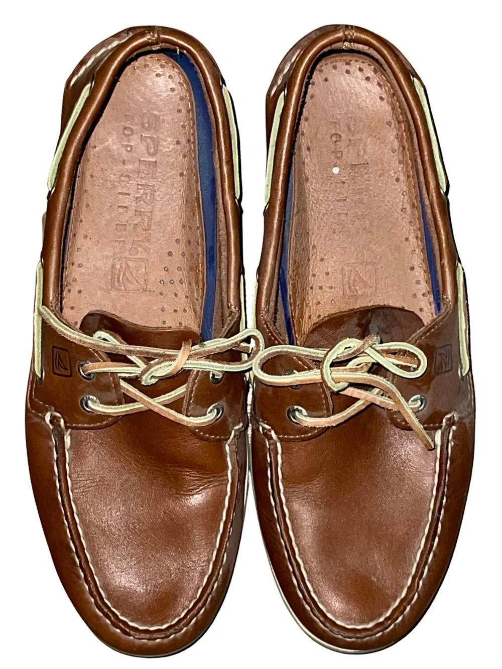 Sperry Top-Sider Leather Boat Shoes Brown Men’s Size 10M
